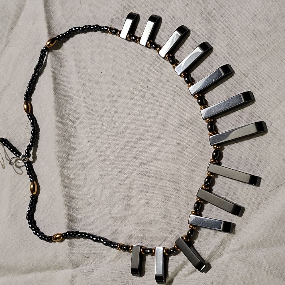 Hemelyke & Gold Plate Homemade Necklace